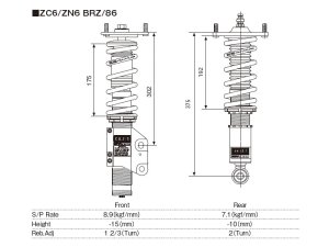 Prova OHLINS DFV ZC/ZN 30500CA0000