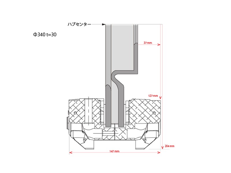Prova F. Тормозная система Комплект VB/VN 340 62700PM4321/4322/4323 - Фото 4