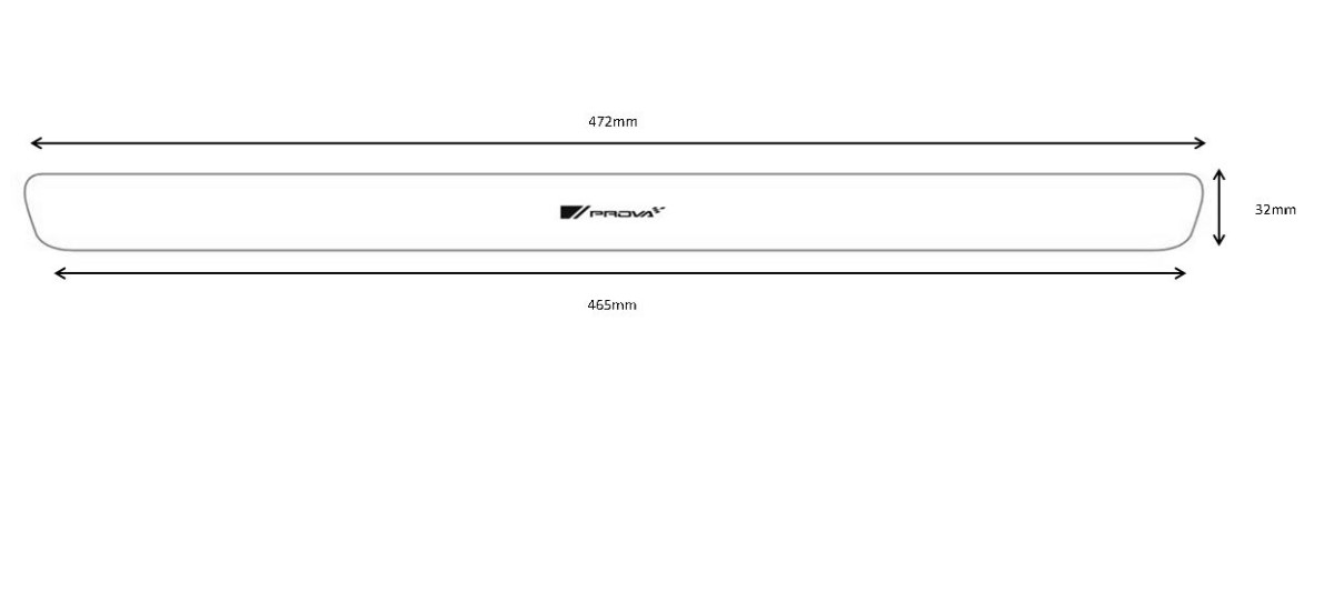 Prova Декоративная накладка-эмблема на порог 95050TK0000 - Фото 3