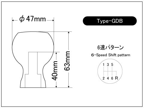 Laile Рычаг переключения передач Duracon R [Type-GD] A91212J-GD