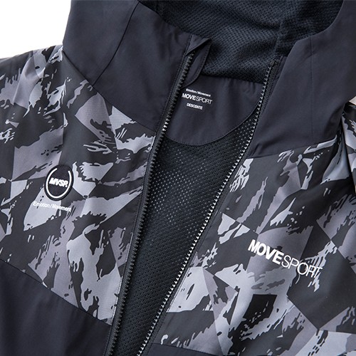 Subaru Толстовка с полной молнией HEAT NAVI с принтом по всей поверхности и логотипом на рукаве (черный) FHDS22005101 - Фото 4