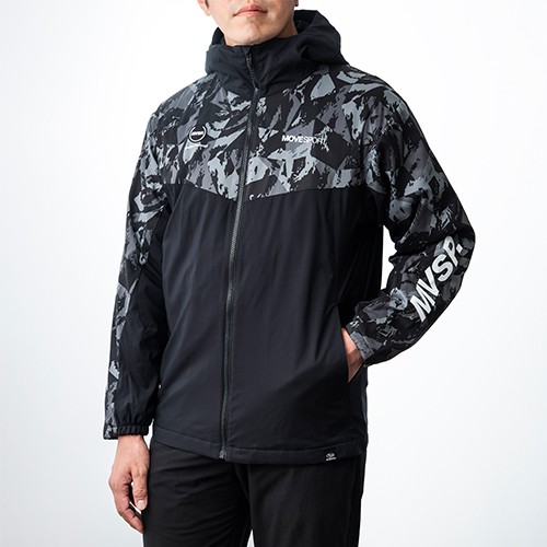 Subaru Толстовка с полной молнией HEAT NAVI с принтом по всей поверхности и логотипом на рукаве (черный) FHDS22005101 - Фото 7