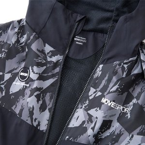 Subaru Толстовка с полной молнией HEAT NAVI с принтом по всей поверхности и логотипом на рукаве (черный) FHDS22005101 - thumbnail 4