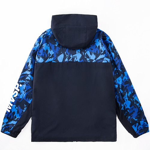 Subaru Толстовка с полной молнией HEAT NAVI с принтом по всей поверхности и логотипом на рукаве (темно-синий) FHDS22005201 - Фото 2