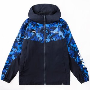 Subaru Толстовка с полной молнией HEAT NAVI с принтом по всей поверхности и логотипом на рукаве (темно-синий) FHDS22005201