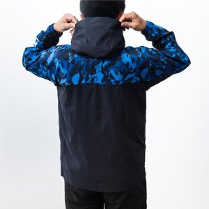 Subaru Толстовка с полной молнией HEAT NAVI с принтом по всей поверхности и логотипом на рукаве (темно-синий) FHDS22005201 - thumbnail 8