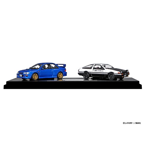 Subaru Initial D 30th 1/64 Trueno (AE86) & IMPREZA (GC8) FHIA25000100 - Фото 4
