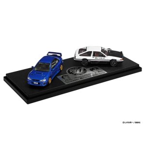Subaru Initial D 30th 1/64 Trueno (AE86) & IMPREZA (GC8) FHIA25000100 - thumbnail 6
