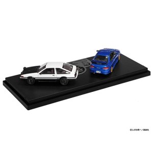 Subaru Initial D 30th 1/64 Trueno (AE86) & IMPREZA (GC8) FHIA25000100 - thumbnail 7