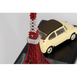 Subaru SUBARU 360 × Токийская башня Набор масштабных моделей FHSD18008200 - thumbnail 10