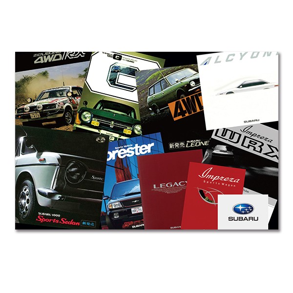 Subaru Почтовая открытка-каталог автомобилей SUBARU Набор A FHSI16034001 - Фото 2