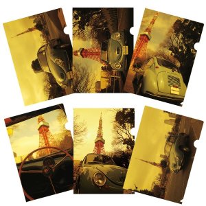 Subaru Набор прозрачных файлов SUBARU 360 × Токийская башня FHSI18005800