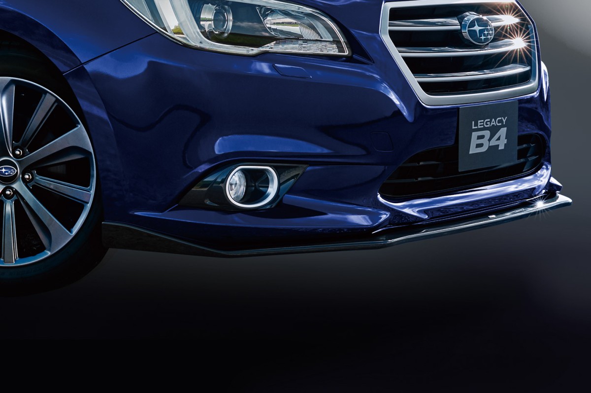 STI Передний нижний спойлер глянцевый черный (типы A~C) SG517AL020 - Фото 1