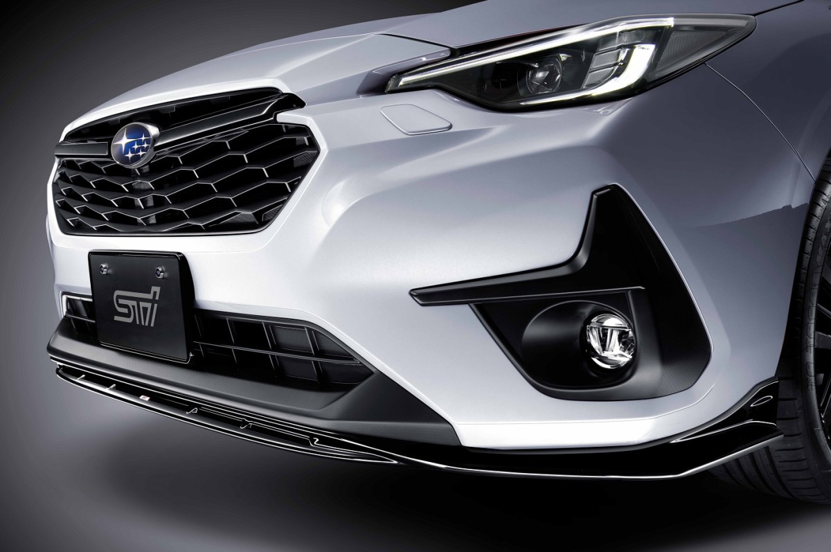 STI フロントアンダースポイラー ブラック SG517FN000 - 写真 1