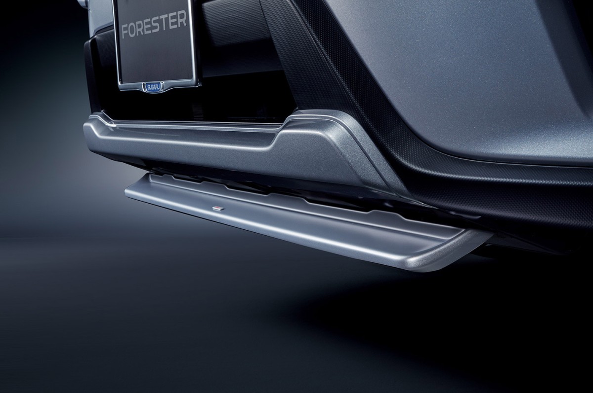 STI Комплект переднего спойлера (серебристый) Тип D～ SG517SJ841 - Фото 1