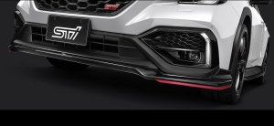 STI 【Изменение номера детали】Передний нижний спойлер (черный) SG517VC010