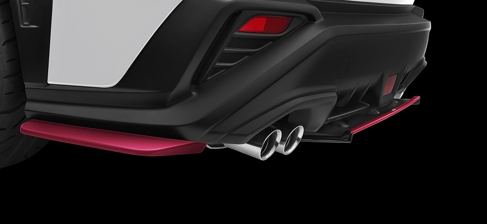 STI Задний нижний спойлер (вишнёво-красный) SG517VC220 - Фото 2