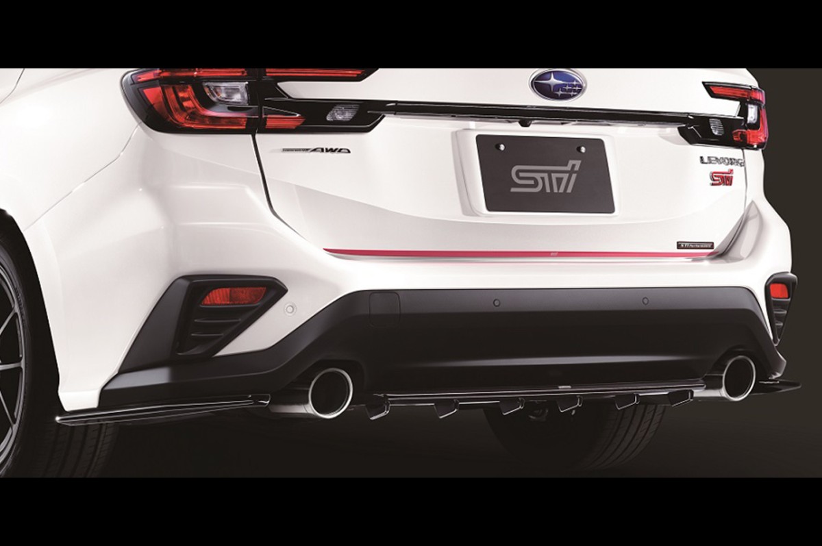 STI STI Задний нижний спойлер Чёрный SG517VC300 - Фото 1