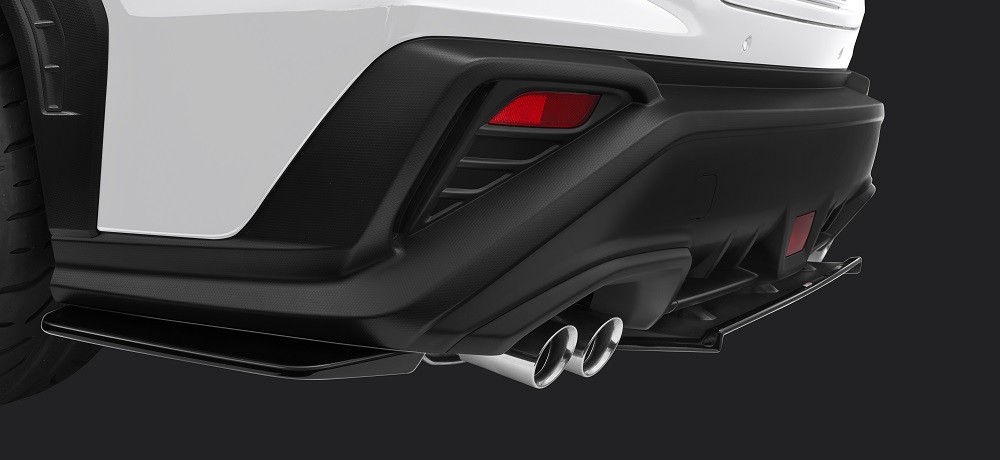 STI Задний нижний диффузор (черный) SG517VC310 - Фото 2