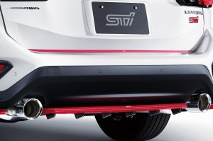 STI Задний нижний спойлер Красный SG517VC330