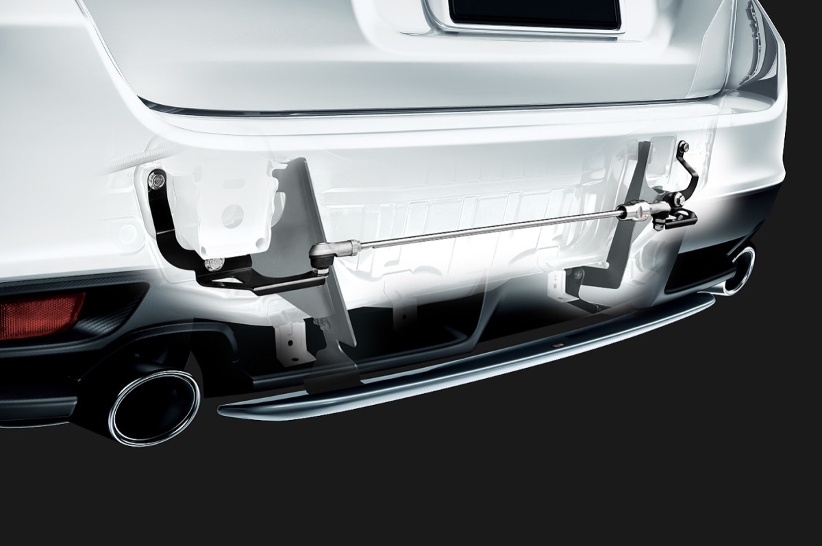 STI Гибкий усилитель жесткости днища задней части (совместно с задним нижним спойлером) ST20168VV100 - Фото 1