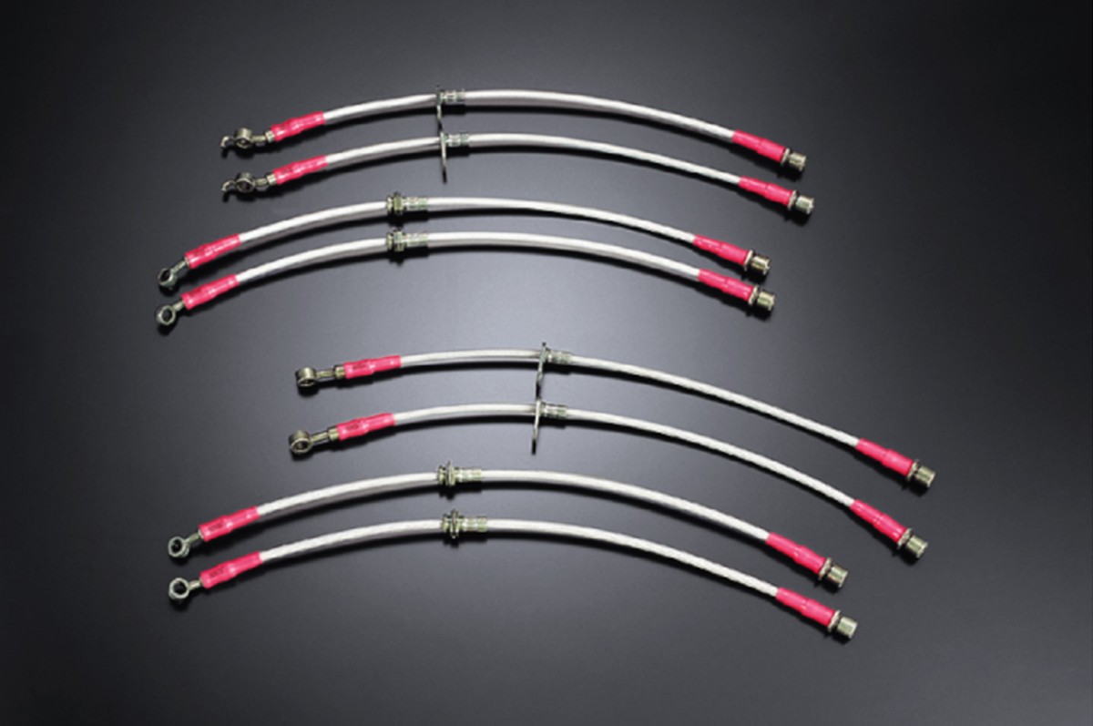 STI Комплект тормозных шлангов из нержавеющей сетки ST265504S000 - Фото 1