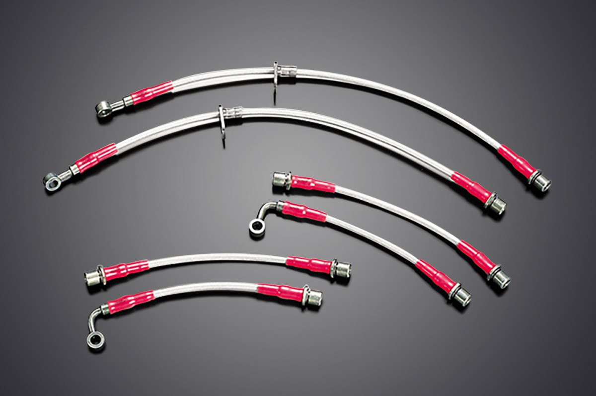 STI 【Пока есть в наличии】Набор тормозных шлангов из нержавеющей сетки ST26550YS000 - Фото 1