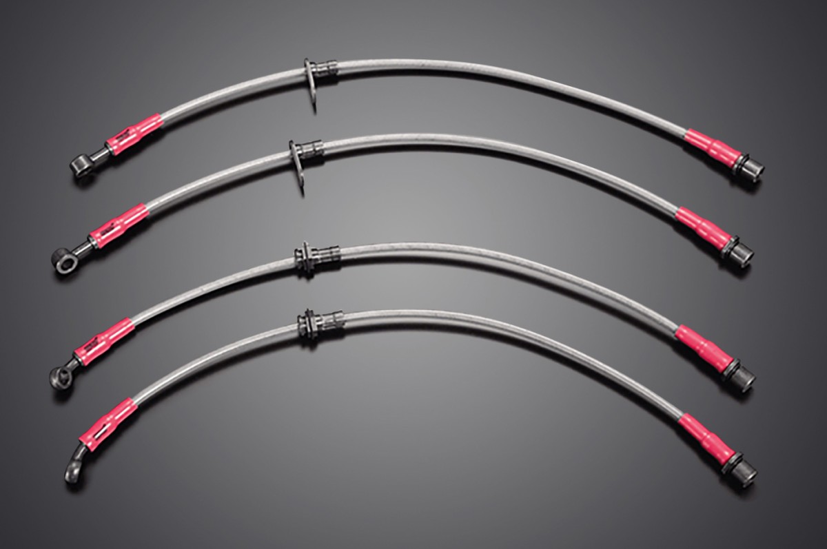 STI Комплект тормозных шлангов из нержавеющей сетки ST26550ZR010 - Фото 1