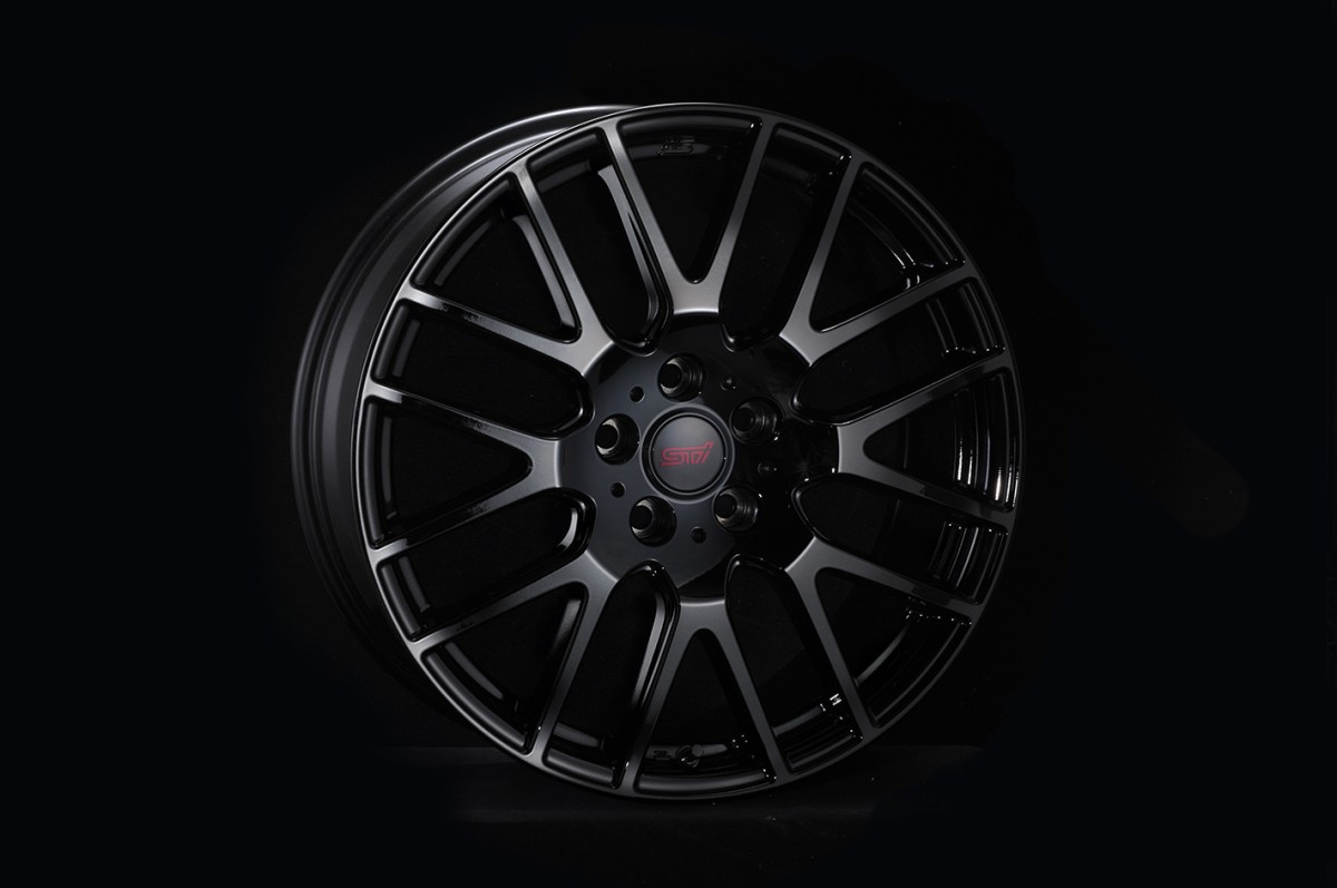 STI Комплект дисков 19 дюймов (серебристый/тёмно-серый/чёрный) ST28100VV300 - Фото 3