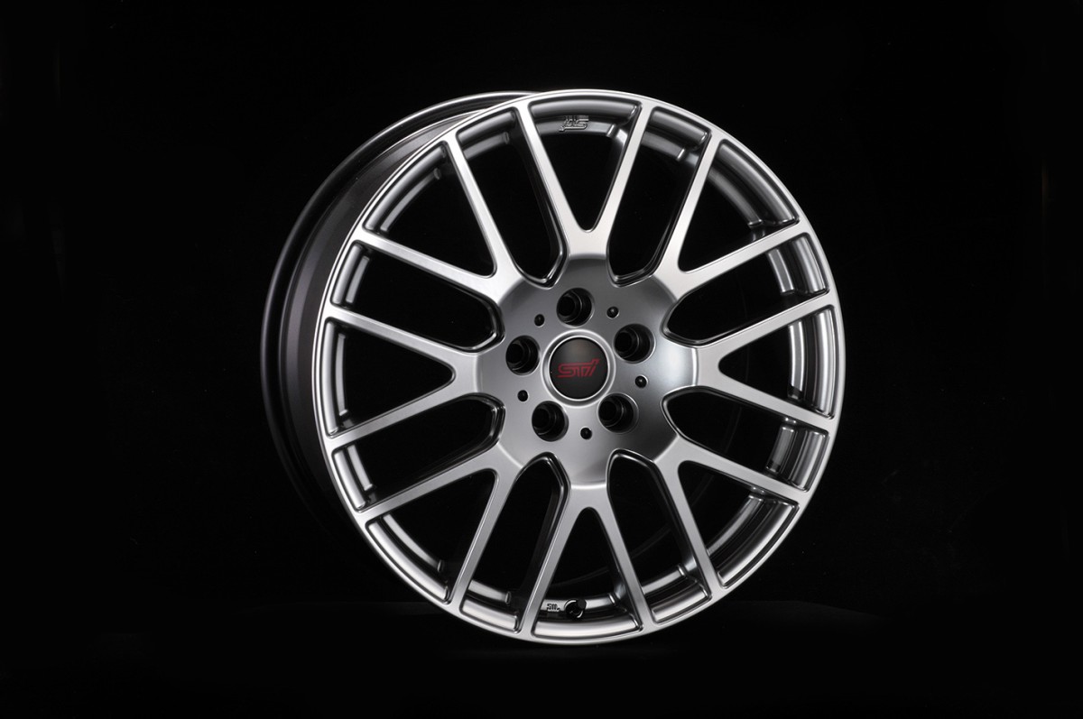 STI Комплект дисков 19 дюймов (серебристый/тёмно-серый/чёрный) ST28100VV300 - Фото 1
