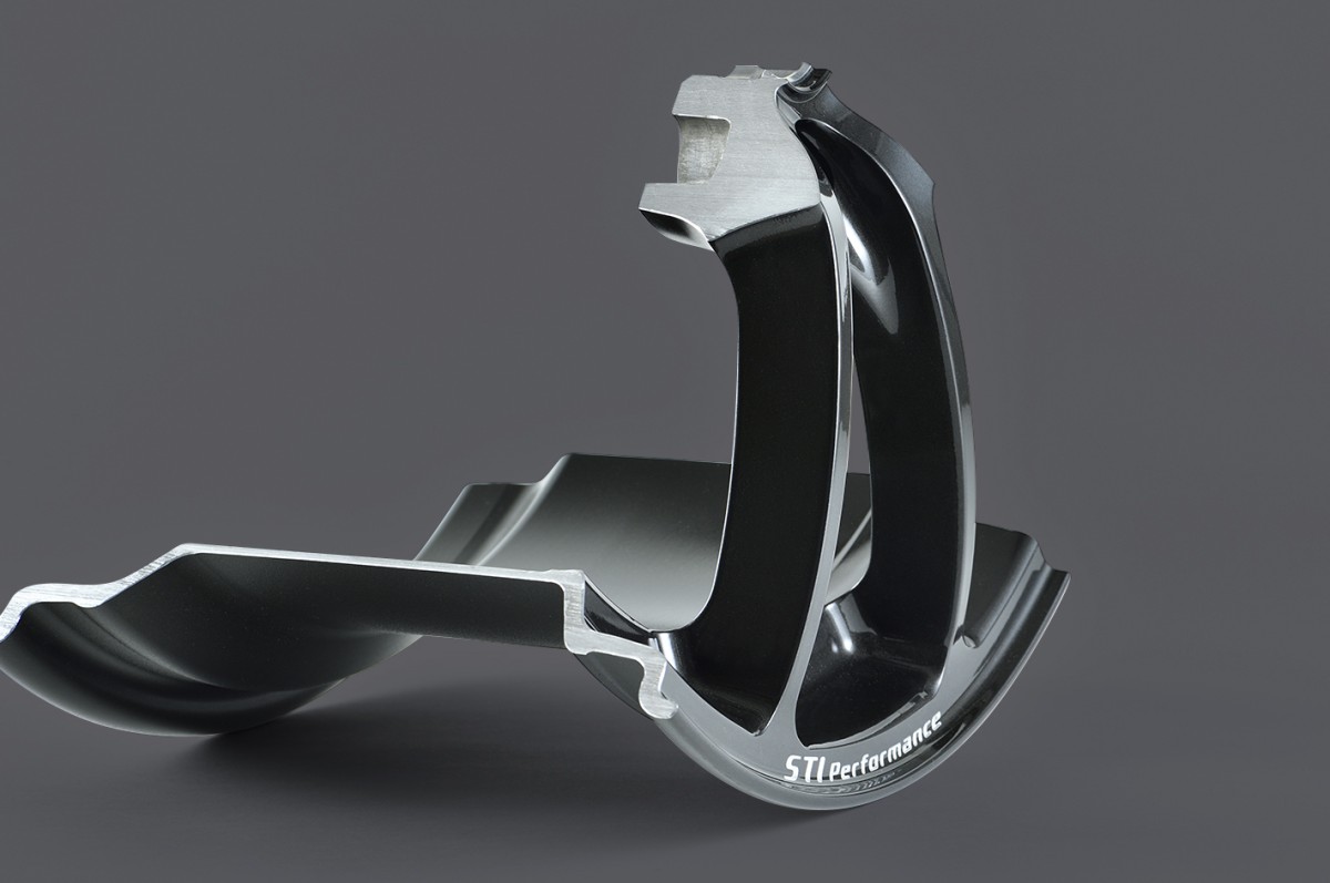 STI STI Производительное колесо 18 дюймов 8.5J (матовый черный оружейный металл) ST28100VV481 - Фото 4