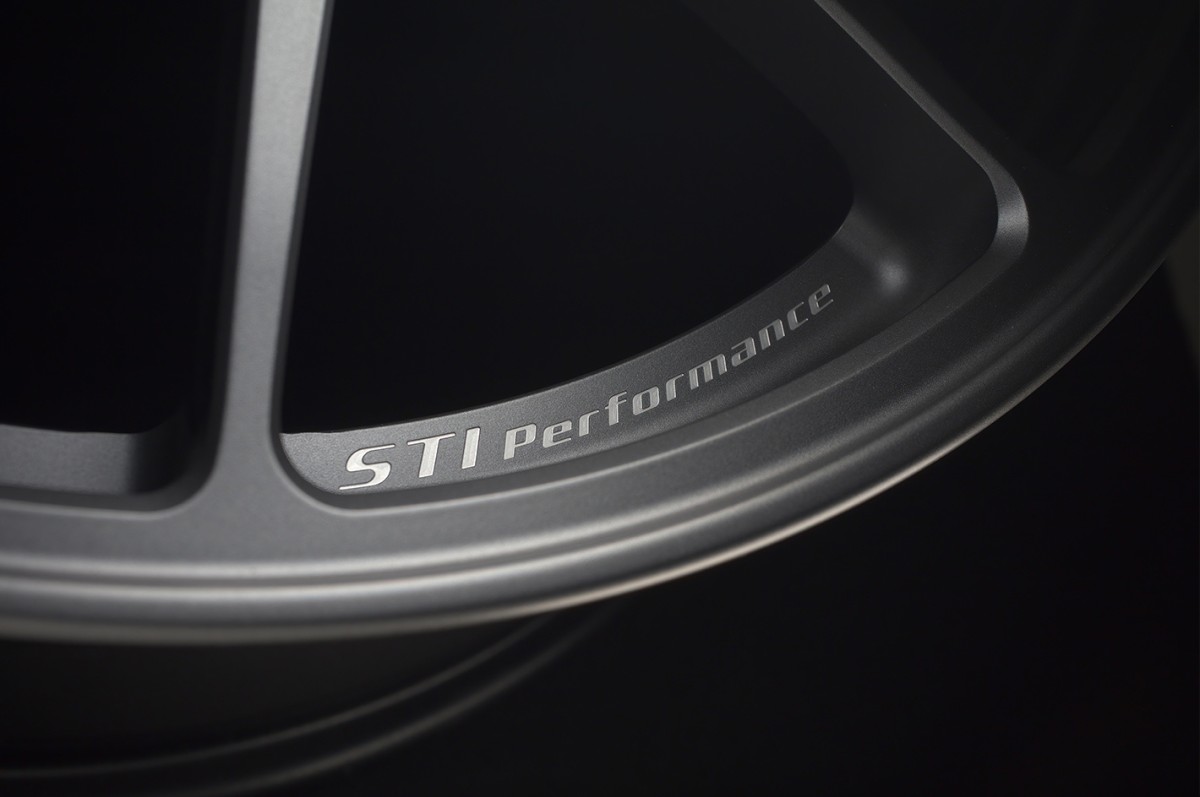 STI STI производительное колесо BBS 18 дюймов 7.5J (матовый серый) ST28100ZM000 - Фото 2