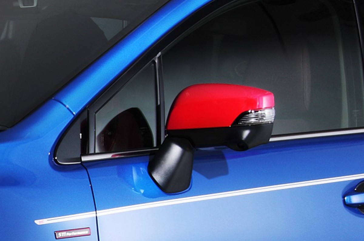 STI Крышка бокового зеркала (вишнёво-красная) ПП/ЛП ST91054VV070 - Фото 2