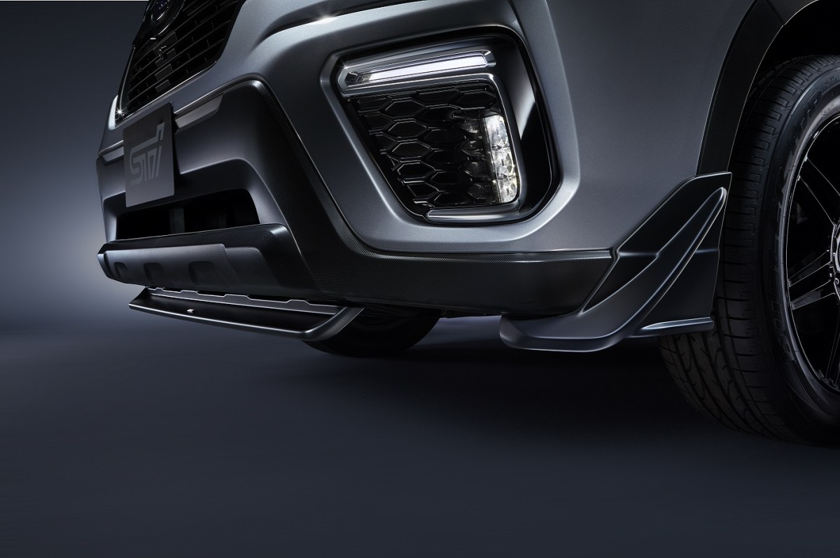 STI Передний лип-спойлер (черный) Типы A~C ST96020SE091 - Фото 1