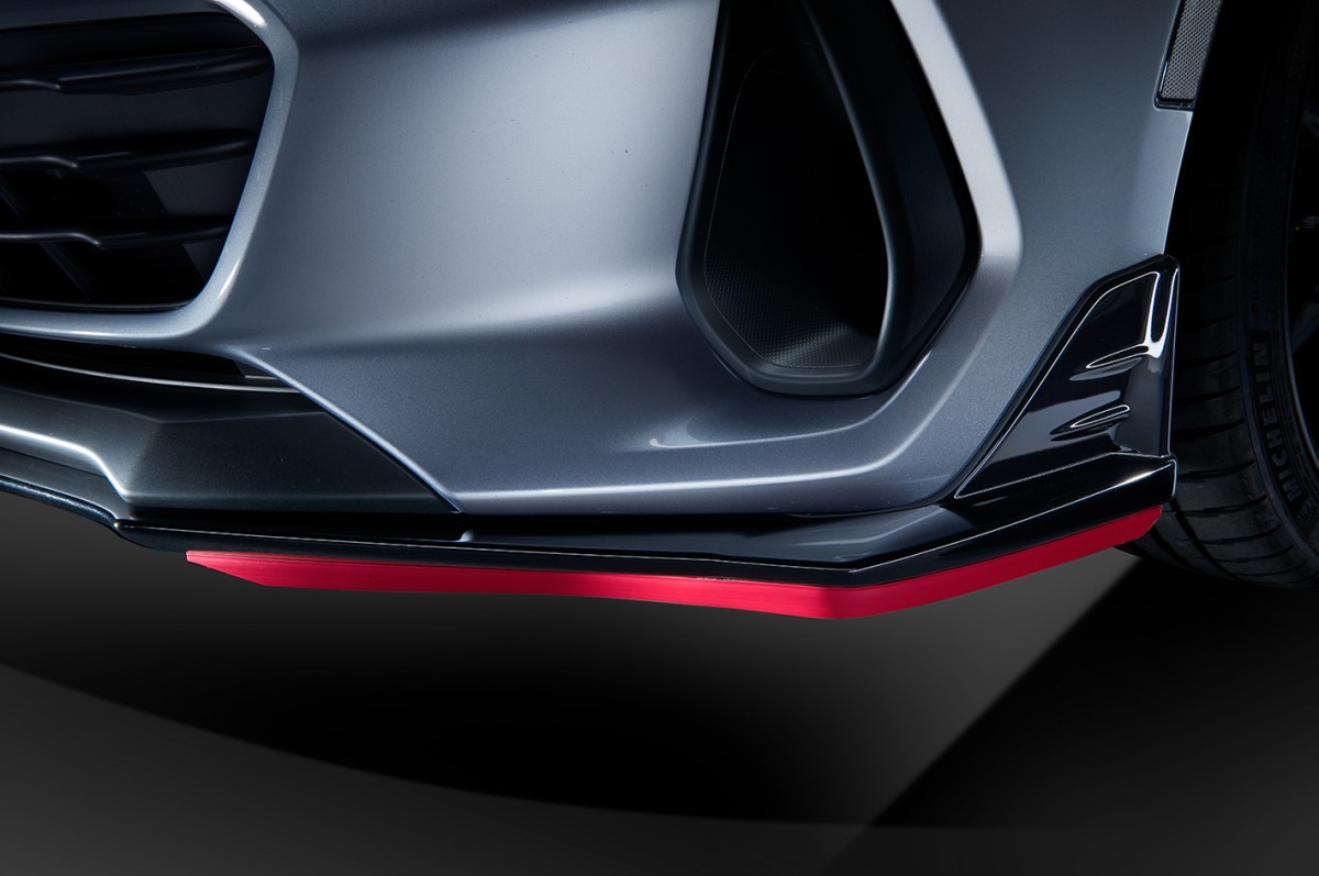 STI Спойлер юбки (вишнёво-красный) ST96020ST070 - Фото 1