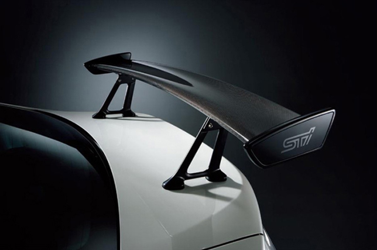 STI 【Изменение номера детали】Задний спойлер из сухого карбона ST96050AS221 - Фото 1