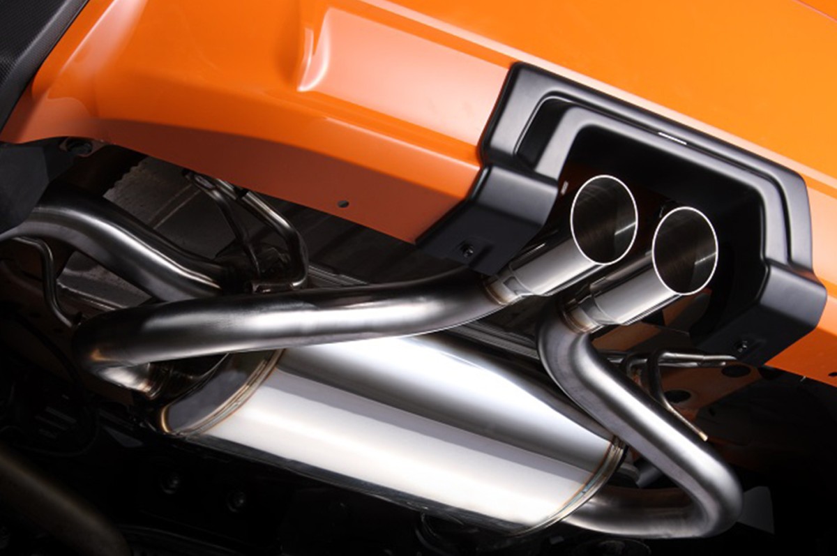 STI 【Изменение номера детали】Комплект производительного глушителя и декоративных накладок (XV) STPKG40GH011 - Фото 1