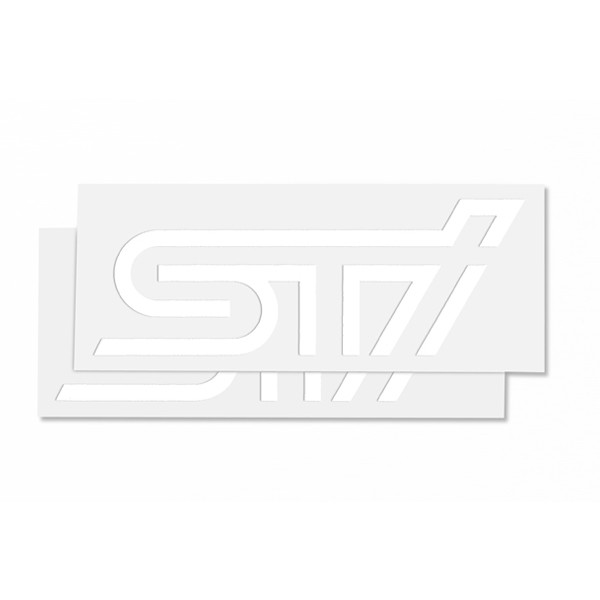 STI STI Наклейка A (Белая) STSG14100260 - Фото 1