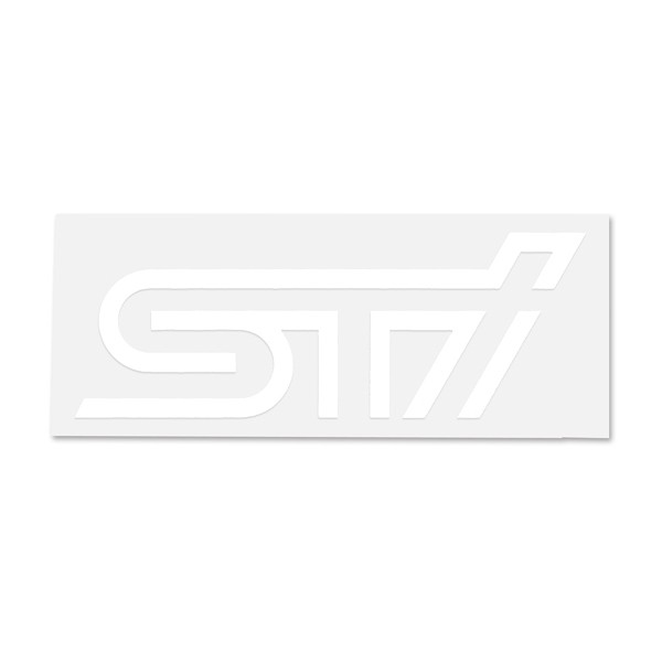 STI STI Наклейка A (Белая) STSG14100260 - Фото 2