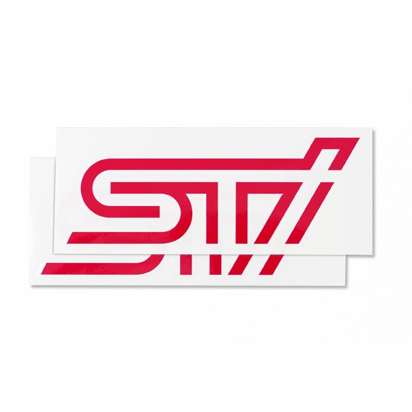 STI STI Наклейка A (Вишнево-красная) STSG14100270 - Фото 1