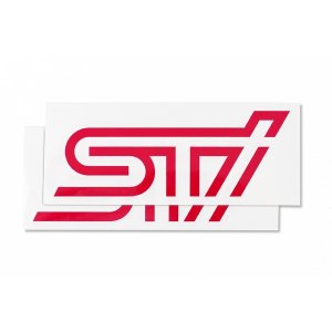 STI STI Наклейка A (Вишнево-красная) STSG14100270