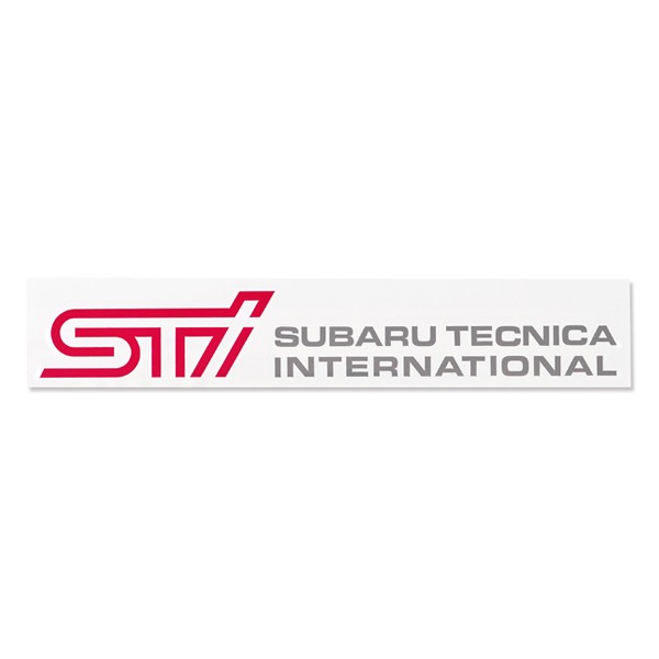 STI Наклейка STI C (Вишнёво-красная) STSG14100310 - Фото 2