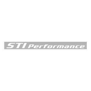 STI Наклейка Performance Mini (Белая) STSG17100550