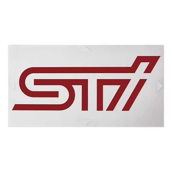 STI Наклейка STI D (вишнёво-красная) STSG19100930 - Фото 1