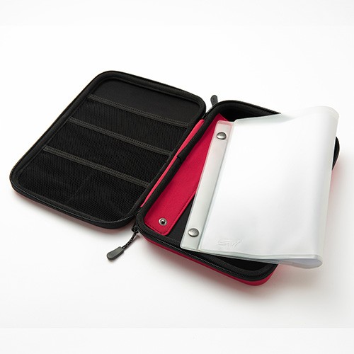 STI Чехол для техпаспорта (формованный) Вишнёво-красный STSG20100521 - Фото 5