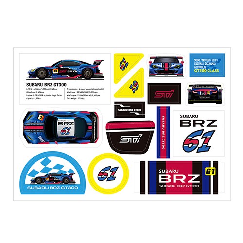 STI S-GT Наклейка 2024 STSG24100020 - Фото 1