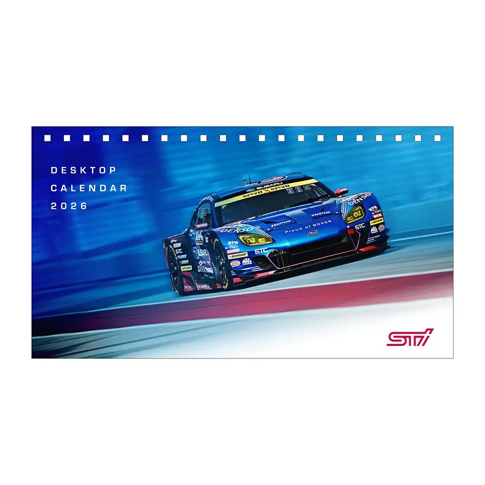 STI 2026 STI Motorsports Desk Calendar STSG25100480 - Photo 1