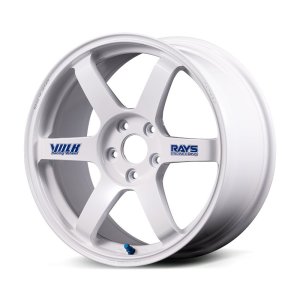 TE37 SAGA S-plus 30TH STICKER Ver. 17x7J Белый